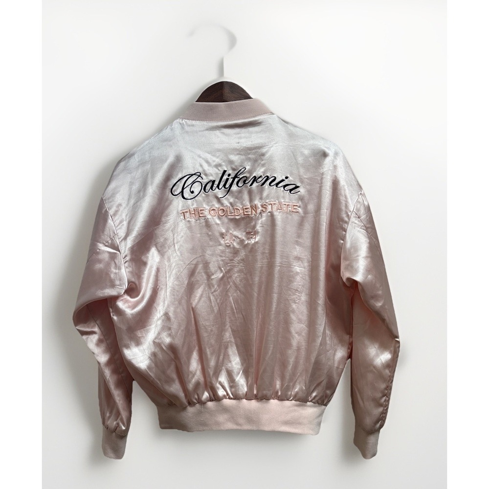 Forever 21 Pink Size S Bomber Jacket - Shiny Polyester - Picture 8 of 10